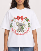 Mockup Boxy Heavyweight Tee White female close-up 06