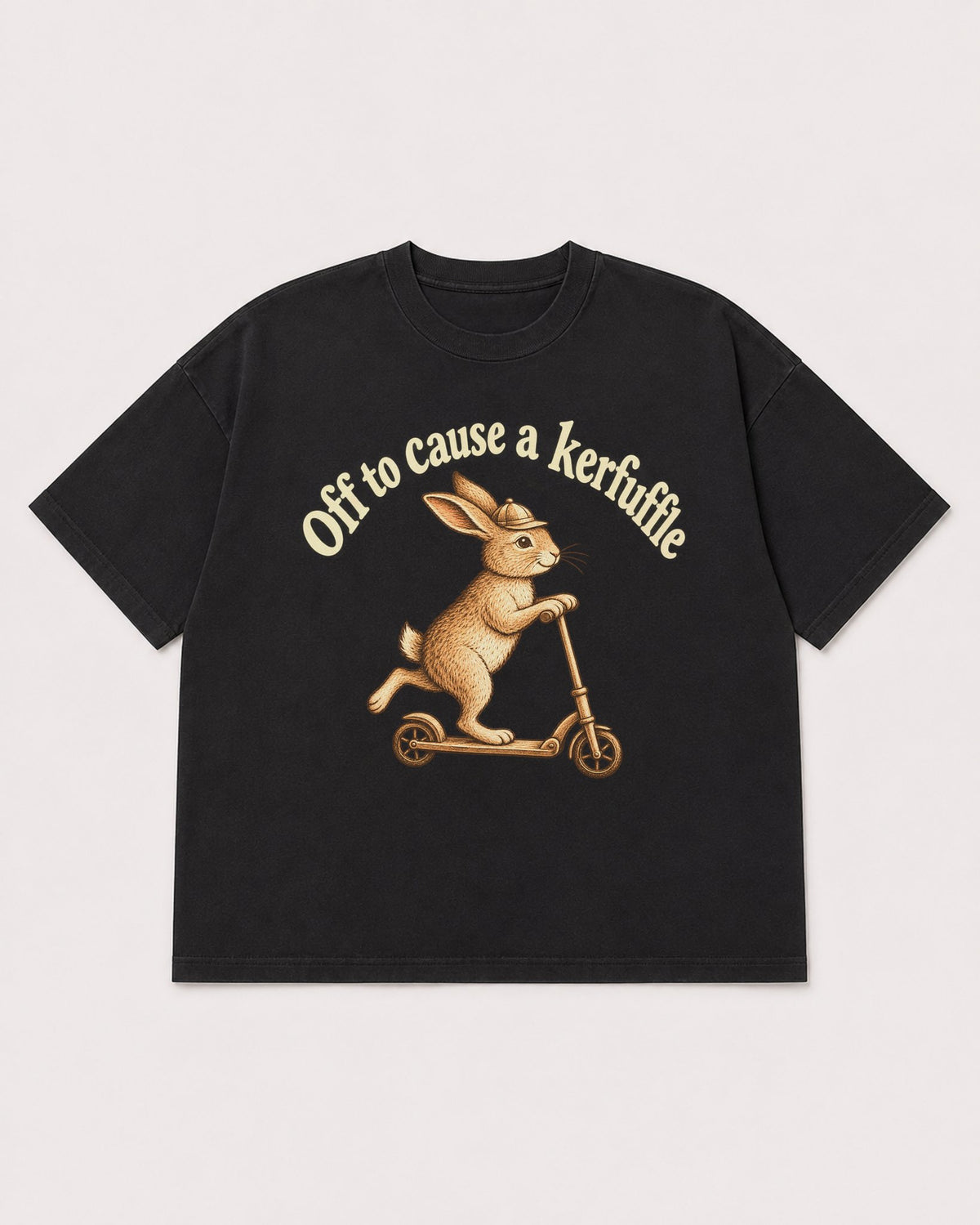 Mockup Boxy Heavyweight Tee Black product