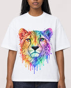 Mockup Boxy Heavyweight Tee White female close-up 04