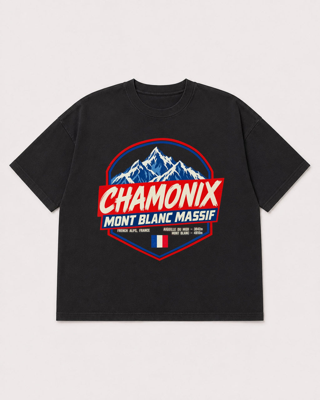 Mockup Boxy Heavyweight Tee Black product