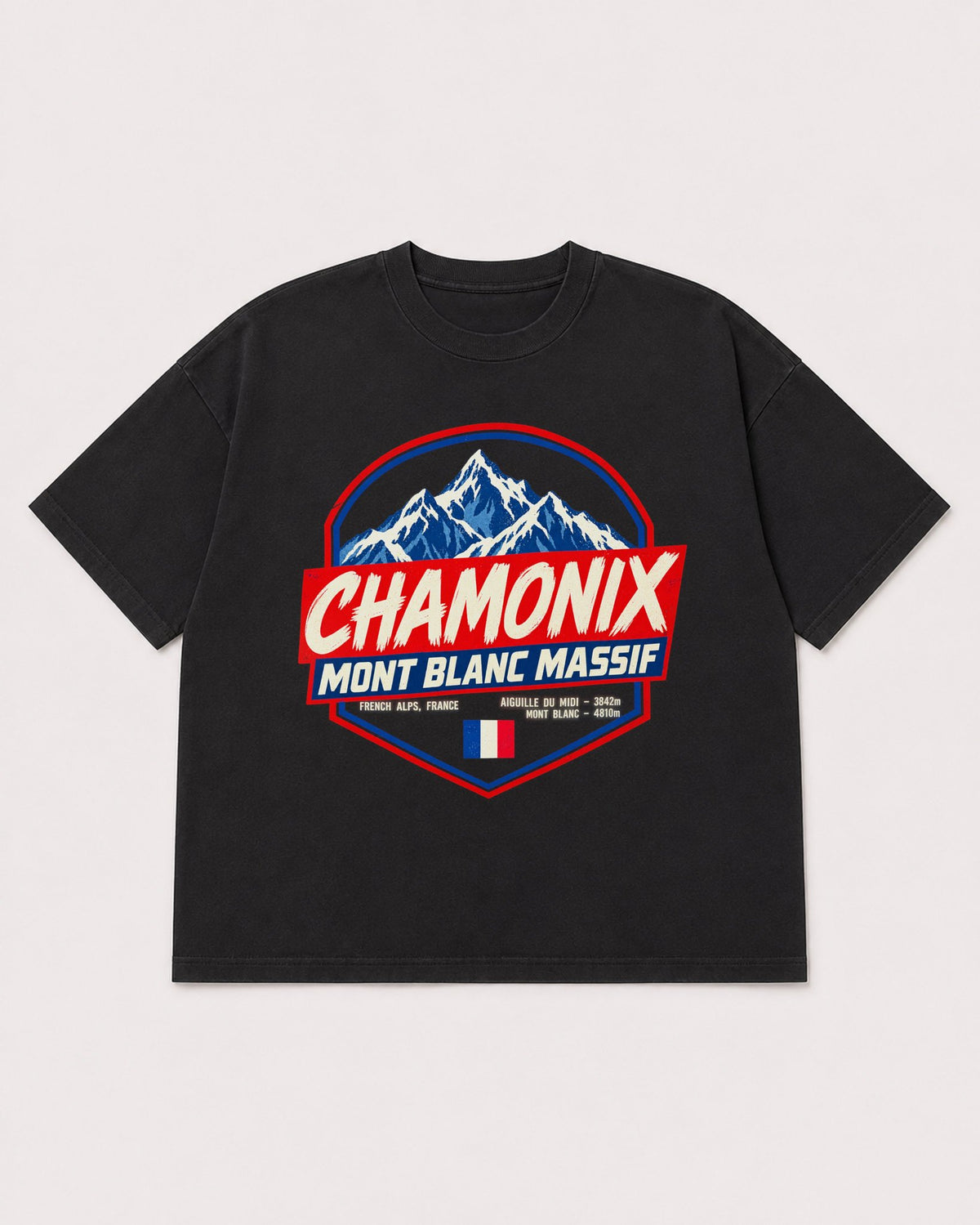 Mockup Boxy Heavyweight Tee Black product