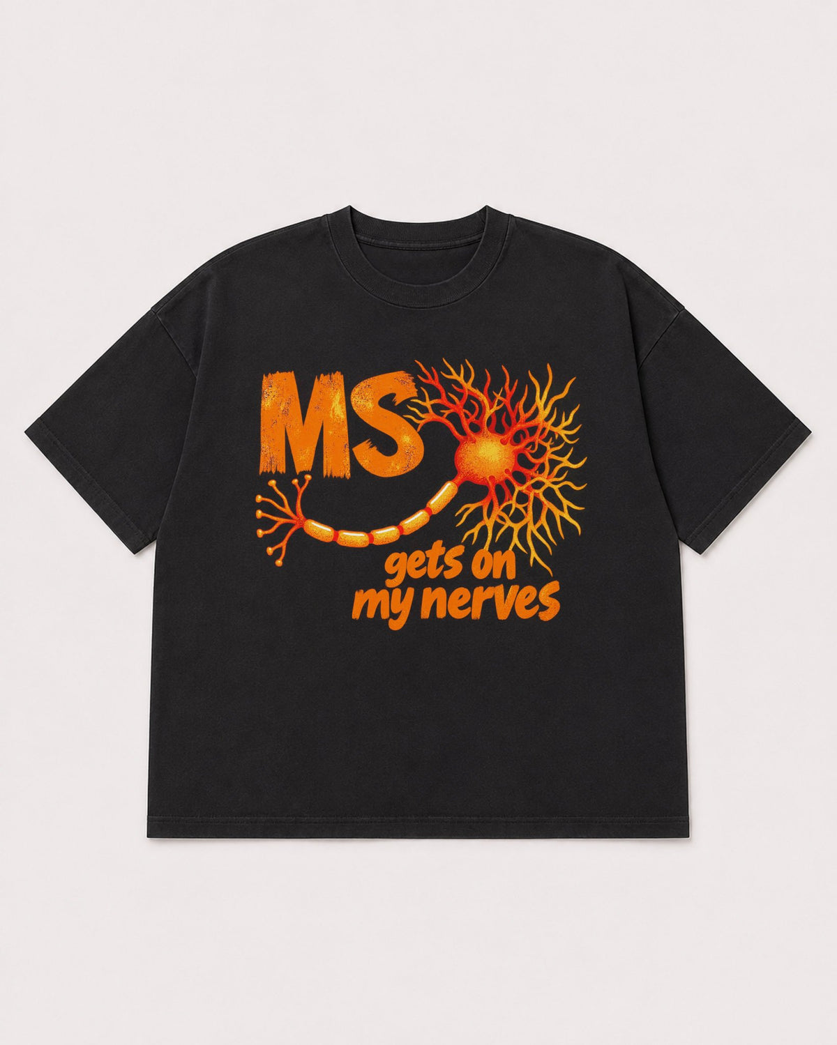 Mockup Boxy Heavyweight Tee Black product