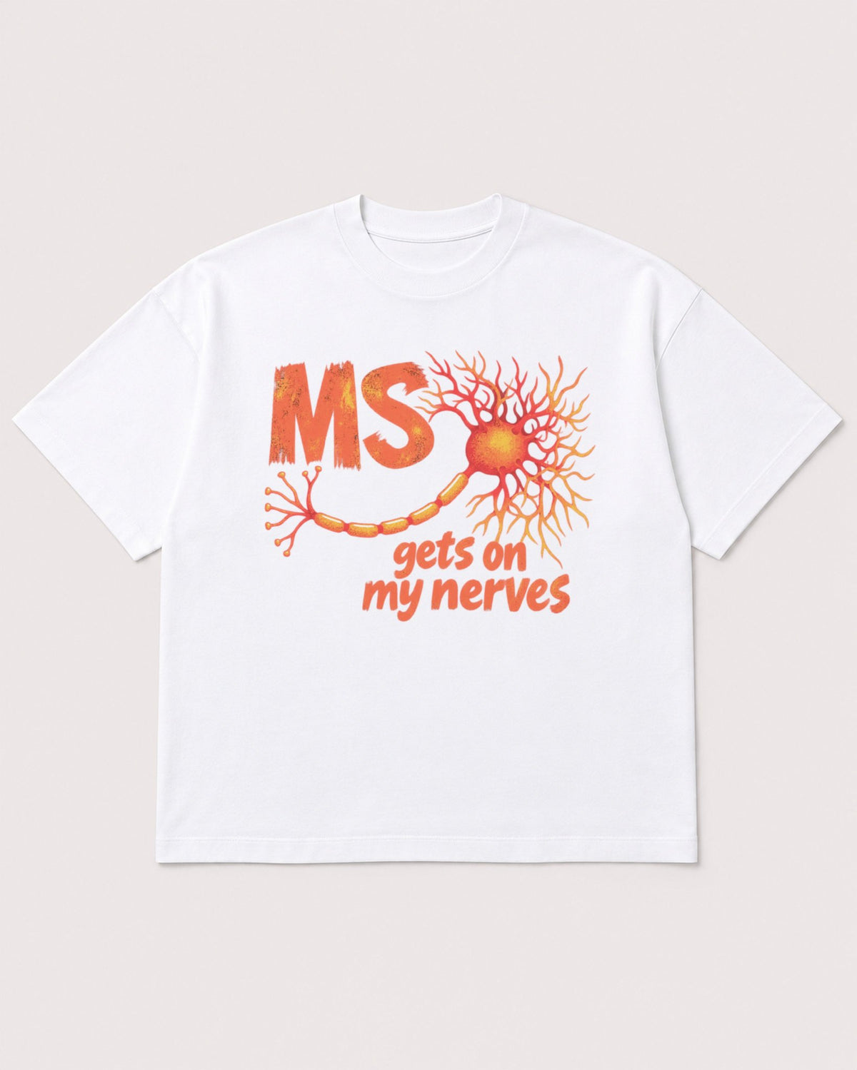 Mockup Boxy Heavyweight Tee White product