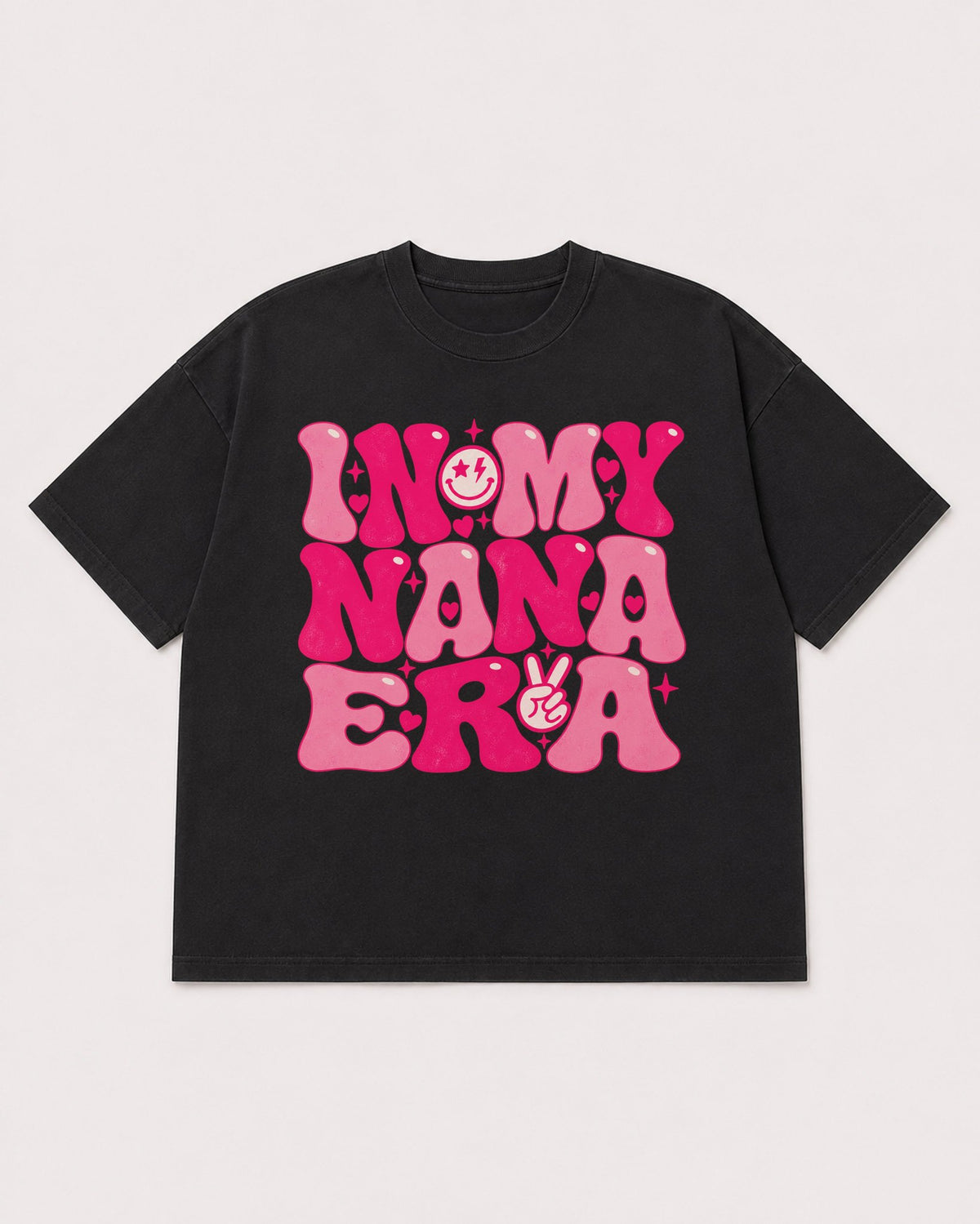 Mockup Boxy Heavyweight Tee Black product