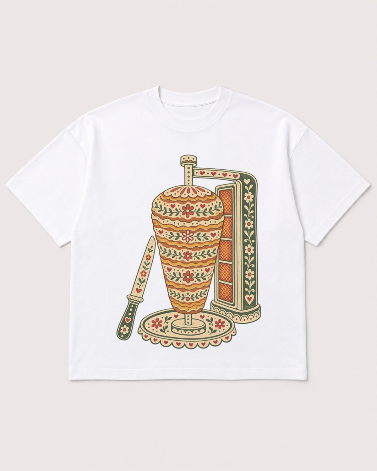 Mockup Boxy Heavyweight Tee White product