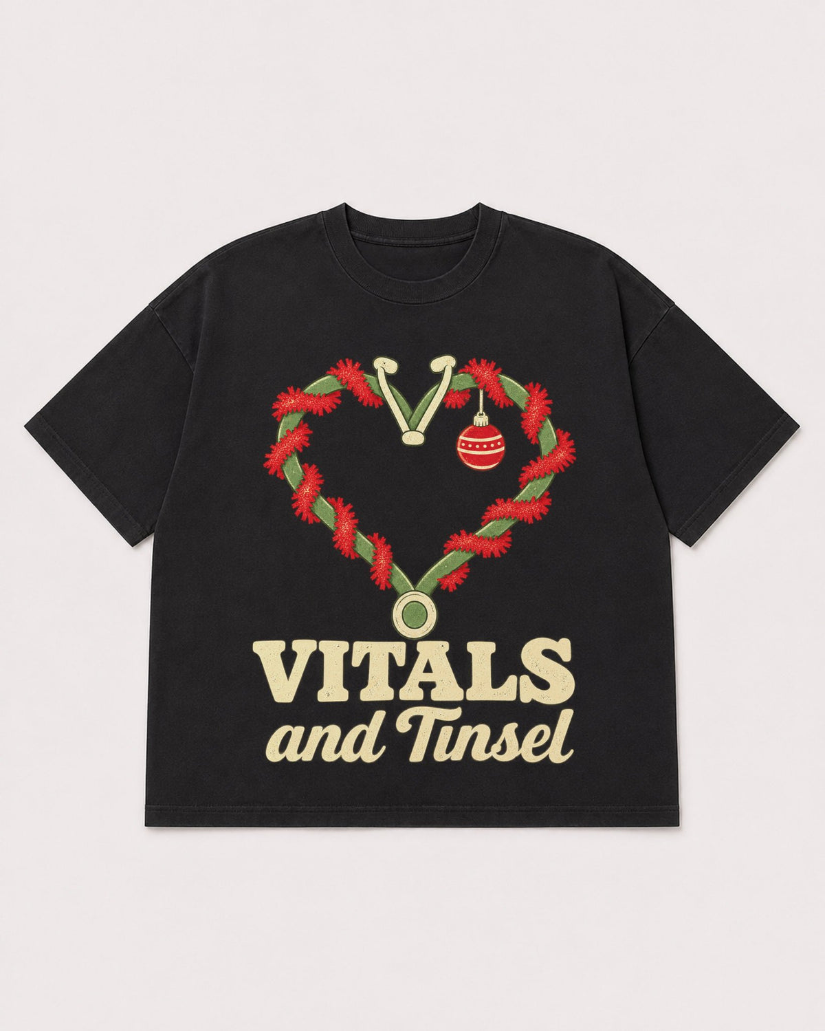 Mockup Boxy Heavyweight Tee Black product