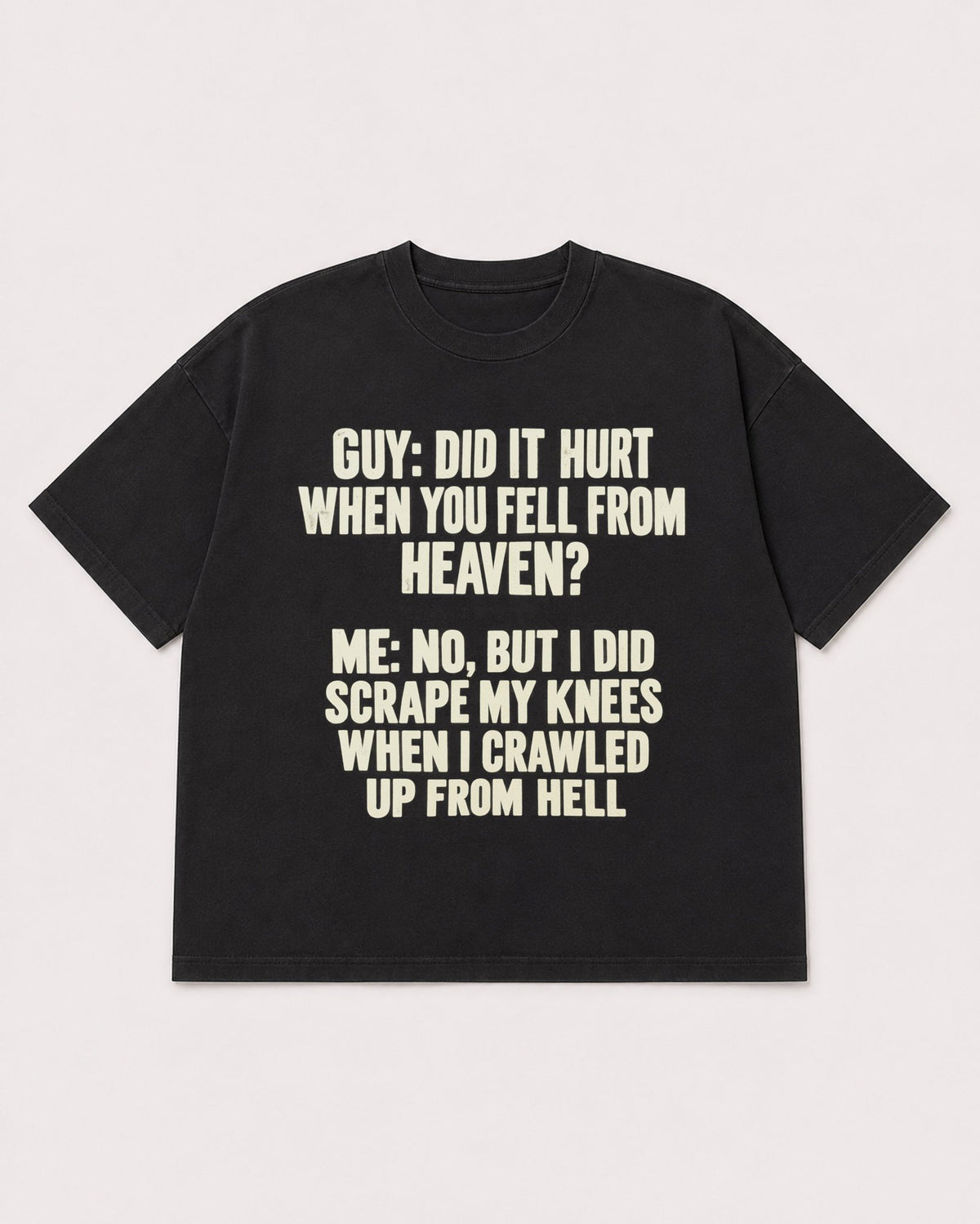 Mockup Boxy Heavyweight Tee Black product