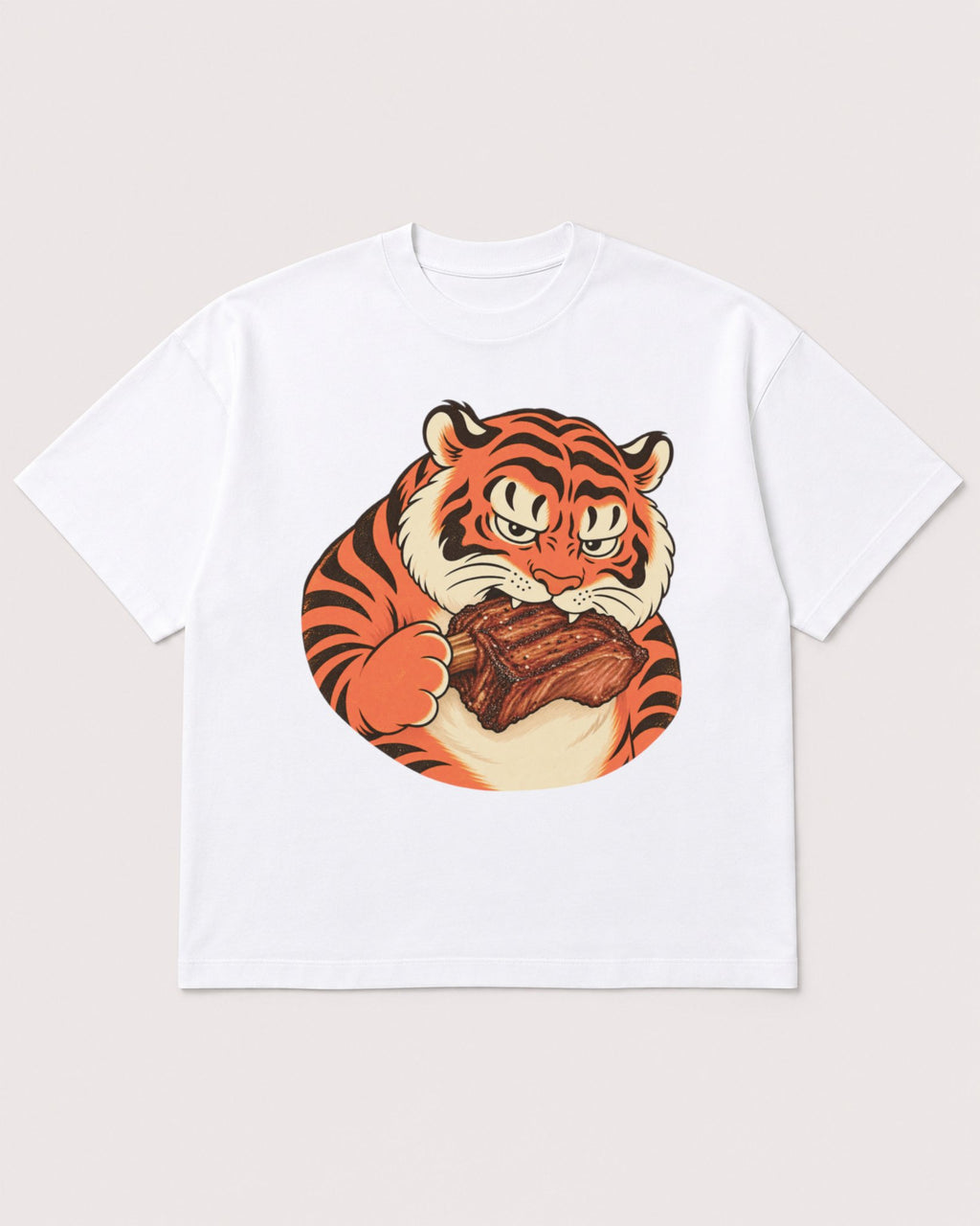 Mockup Boxy Heavyweight Tee White product