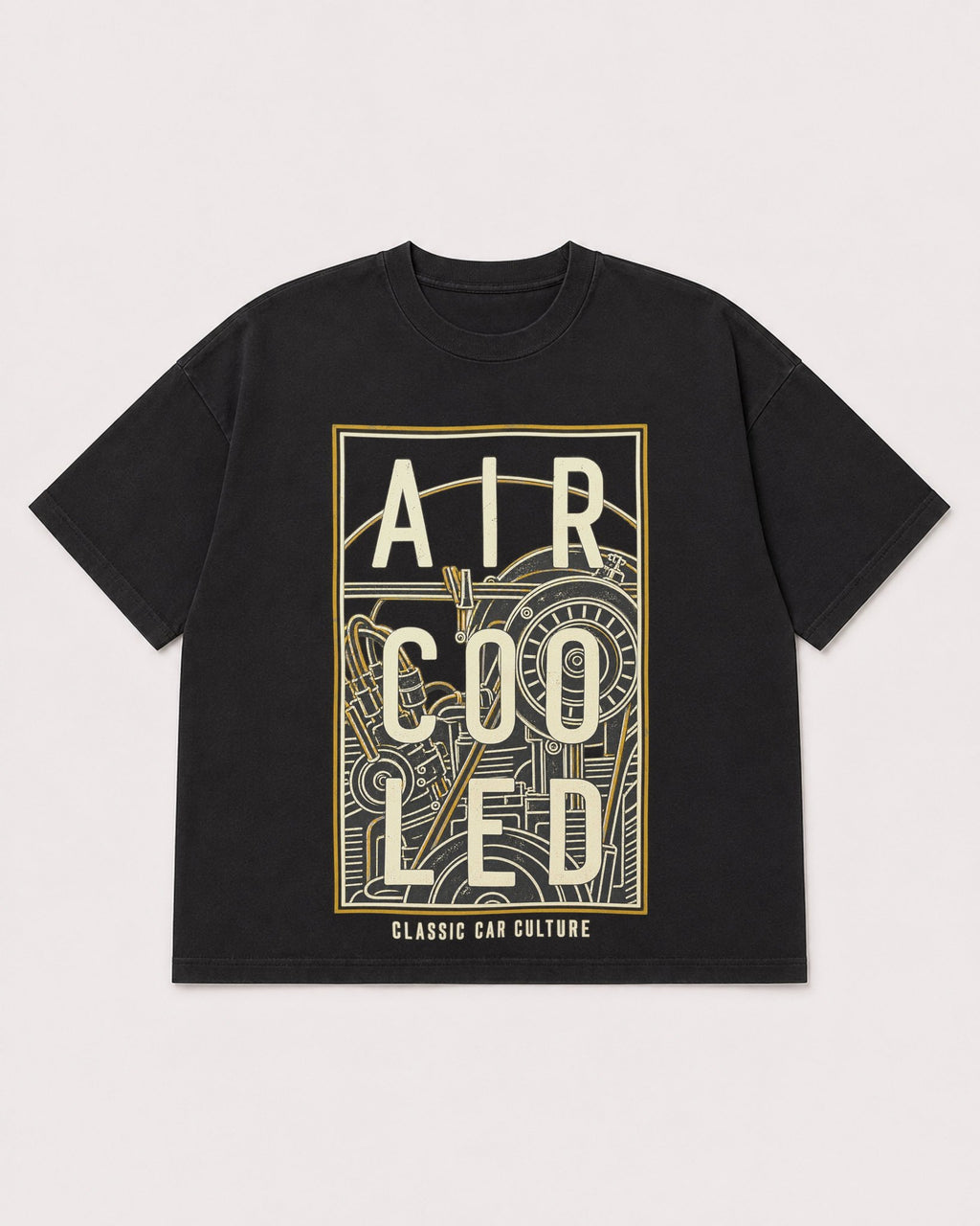 Mockup Boxy Heavyweight Tee Black product