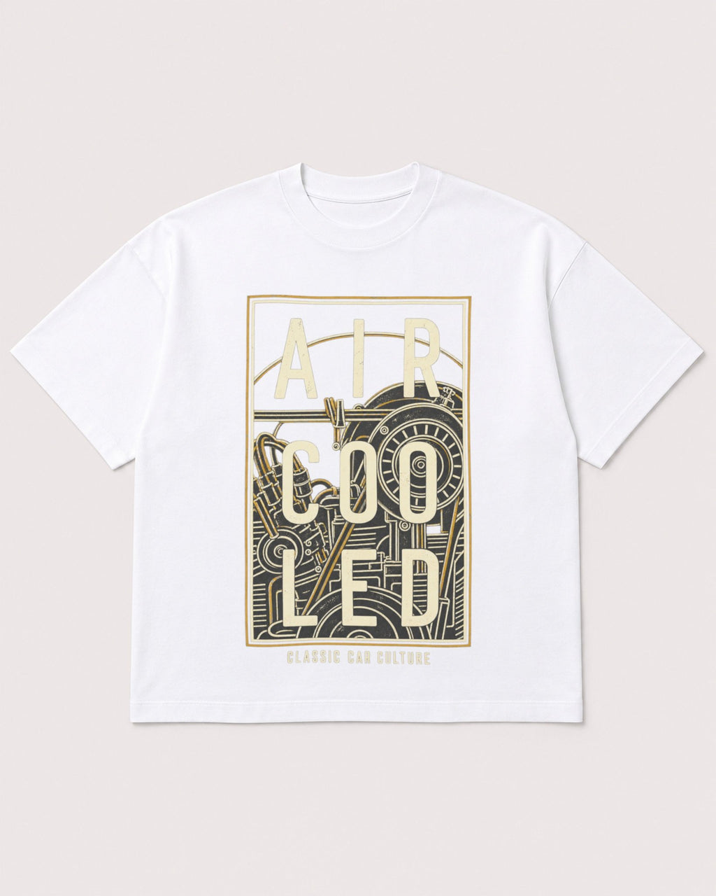 Mockup Boxy Heavyweight Tee White product