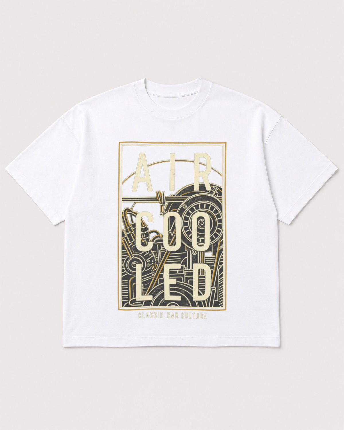 Mockup Boxy Heavyweight Tee White product
