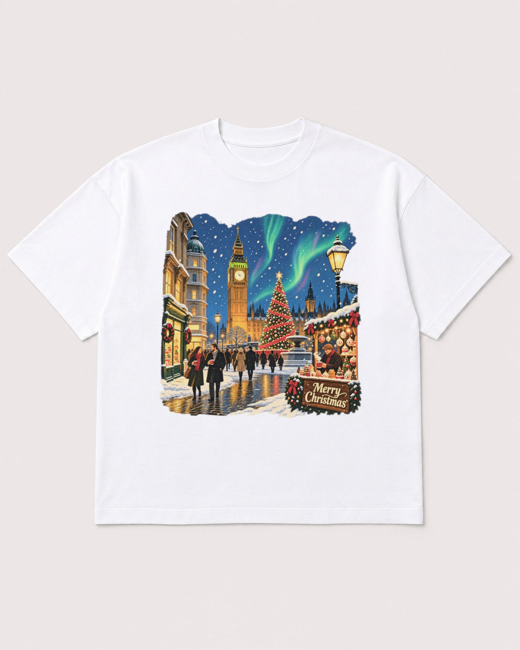 Mockup Boxy Heavyweight Tee White product