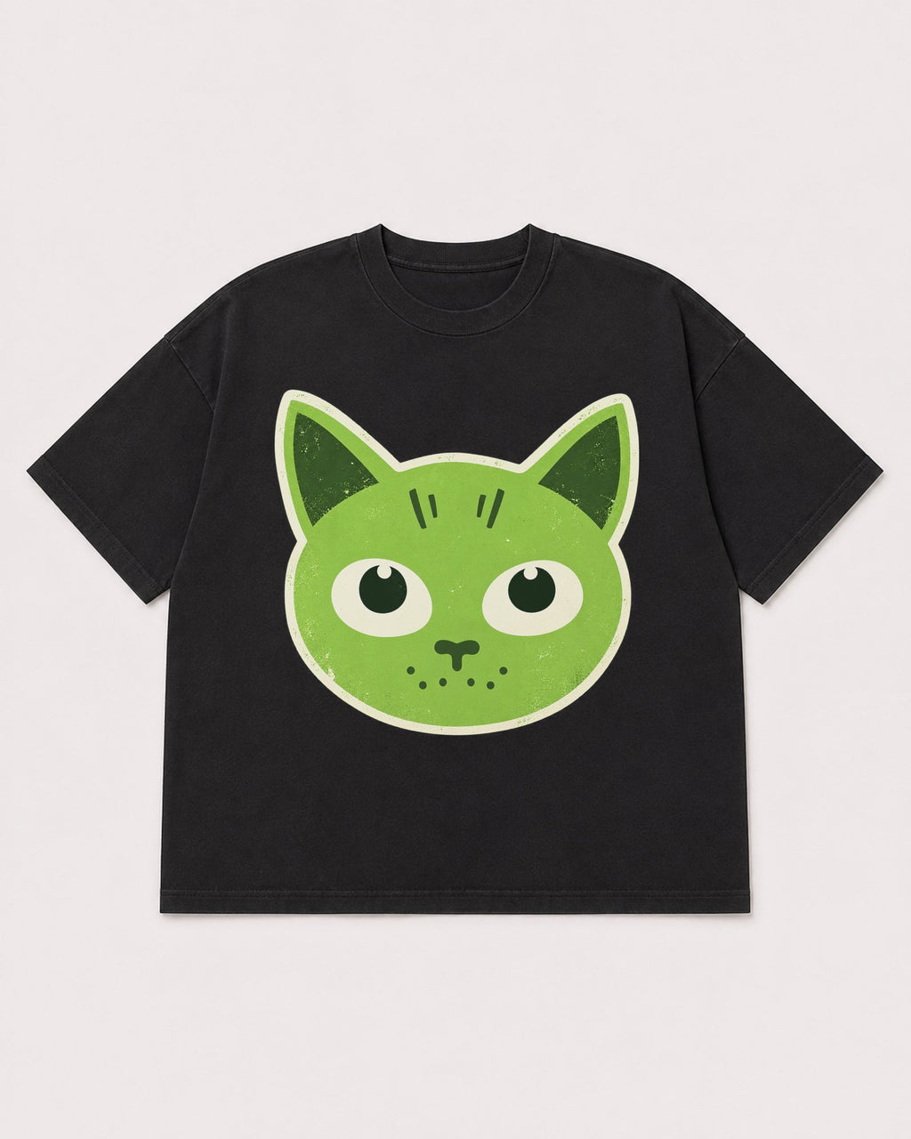 Mockup Boxy Heavyweight Tee Black product