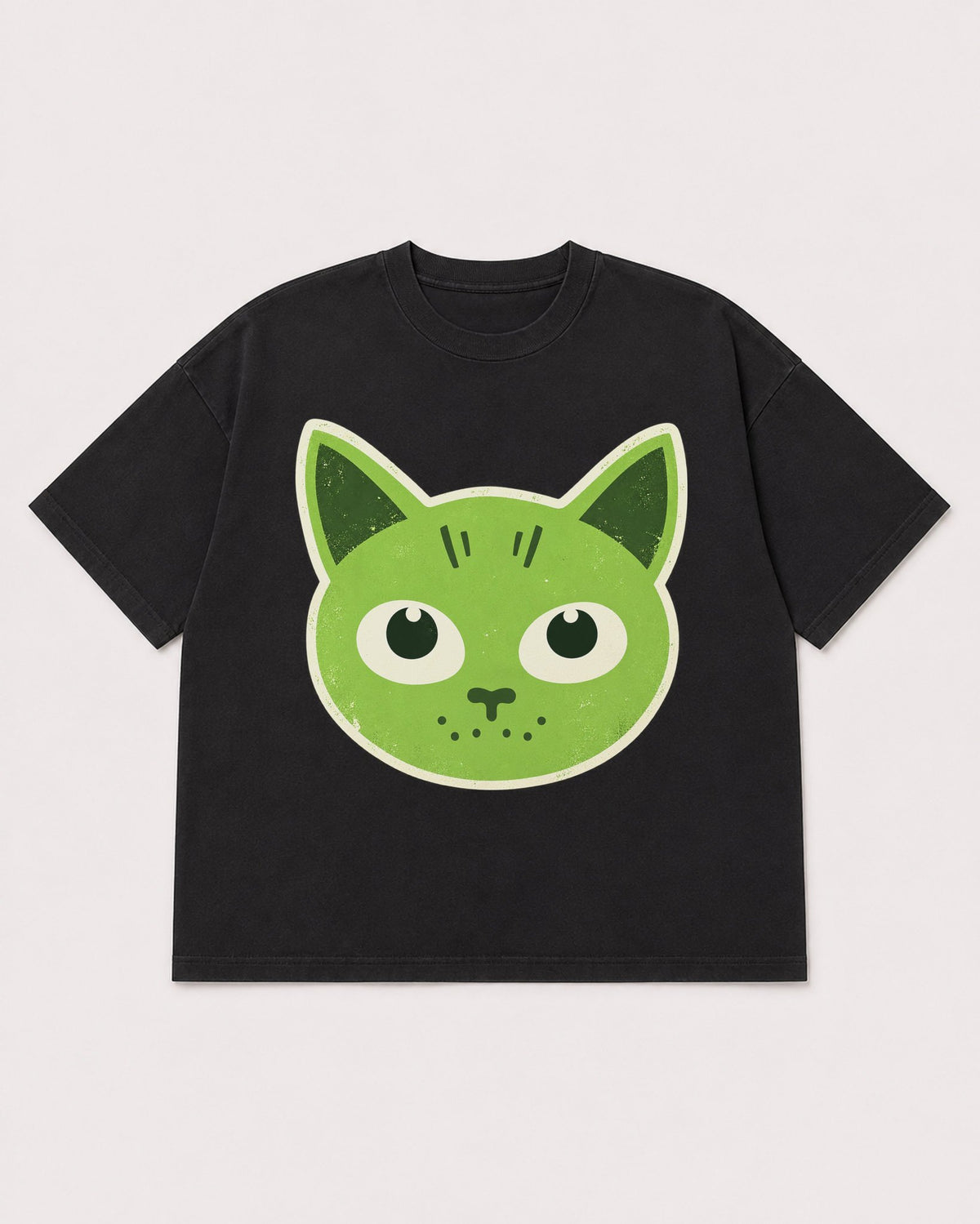 Mockup Boxy Heavyweight Tee Black product