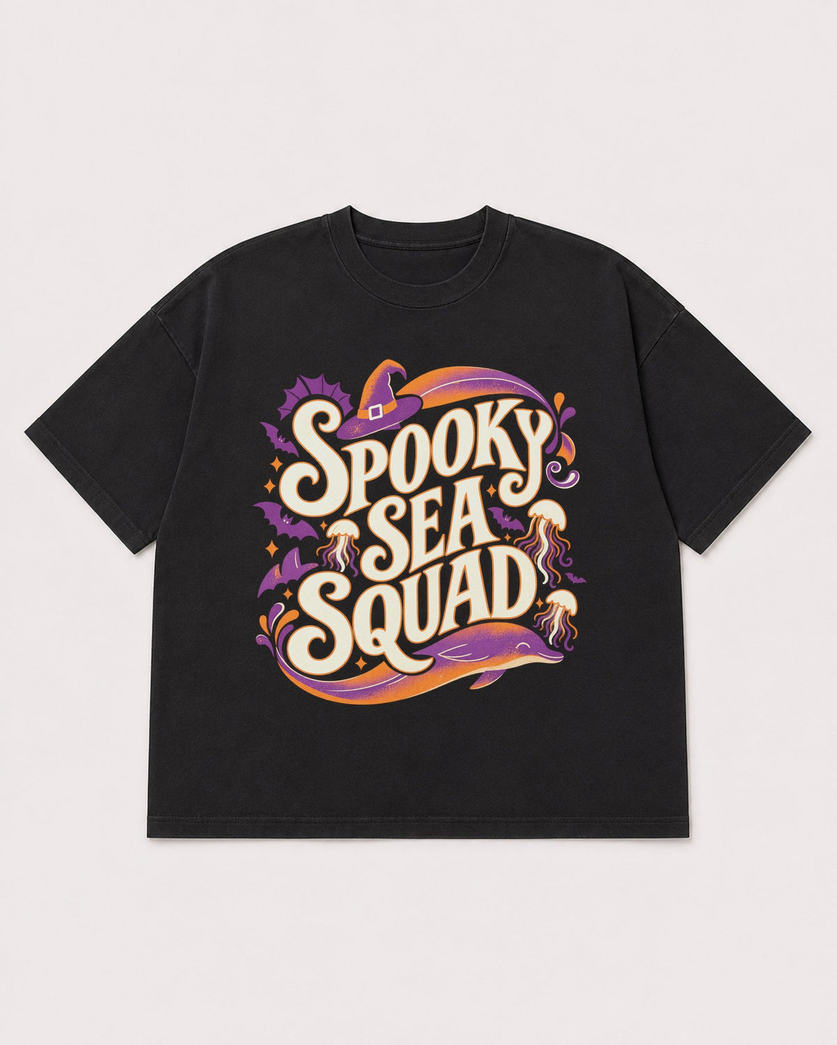 Mockup Boxy Heavyweight Tee Black product