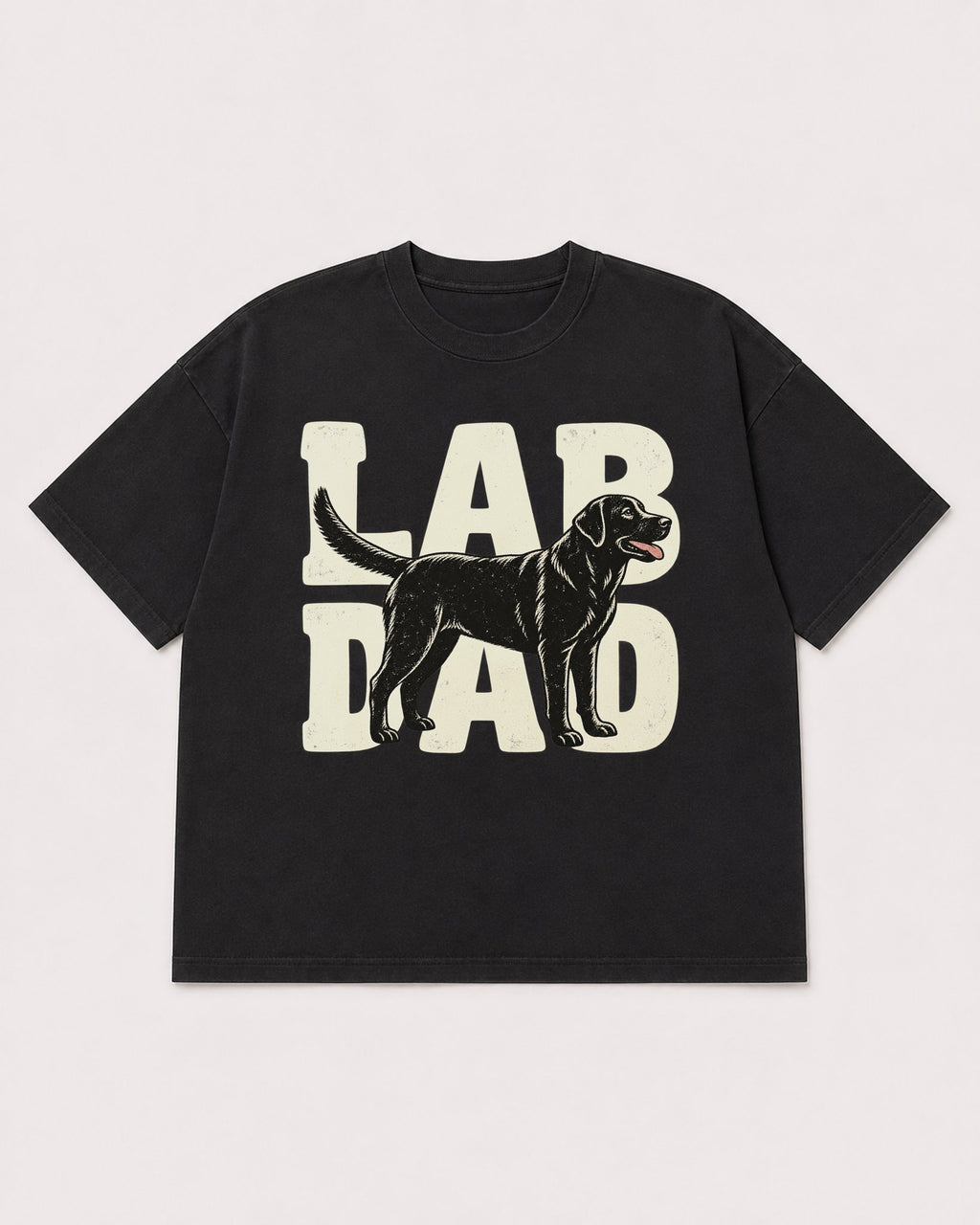 Mockup Boxy Heavyweight Tee Black product