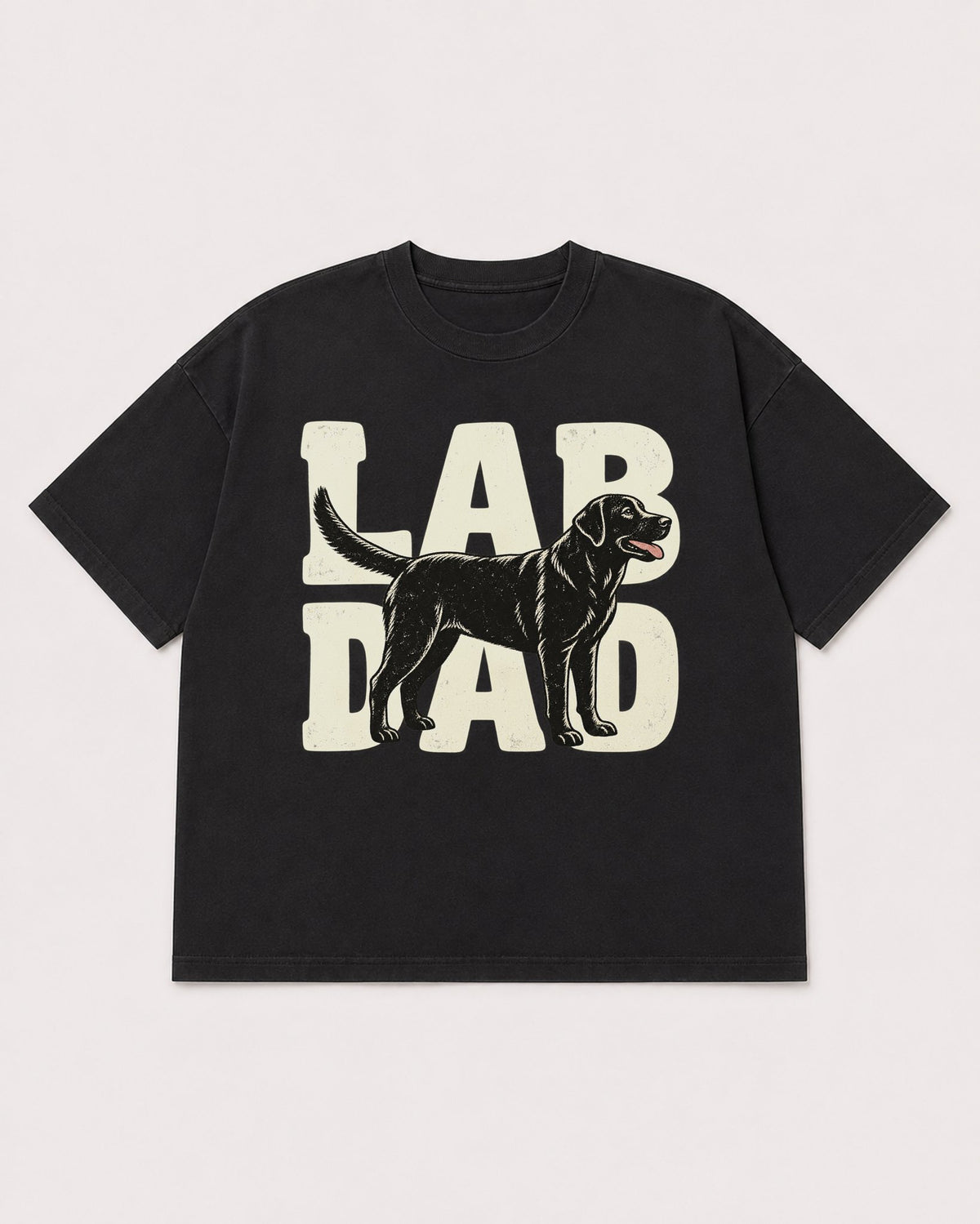 Mockup Boxy Heavyweight Tee Black product