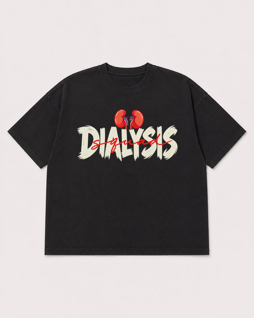 Mockup Boxy Heavyweight Tee Black product