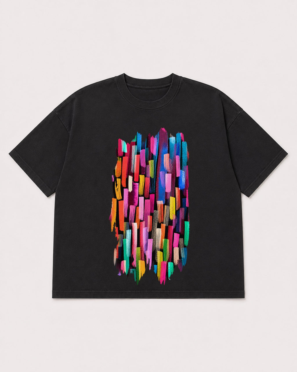 Mockup Boxy Heavyweight Tee Black product