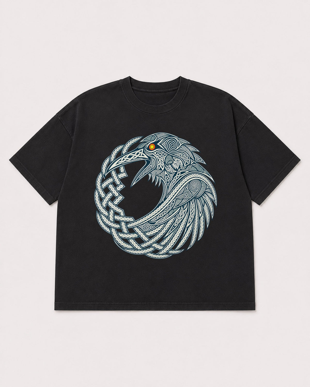 Mockup Boxy Heavyweight Tee Black product