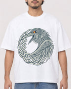 Mockup Boxy Heavyweight Tee White male close-up 02