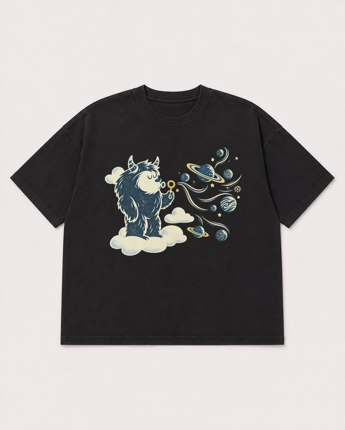 Mockup Boxy Heavyweight Tee Black product