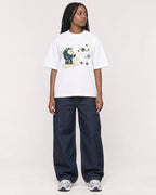 Mockup Boxy Heavyweight Tee White female full-body 04