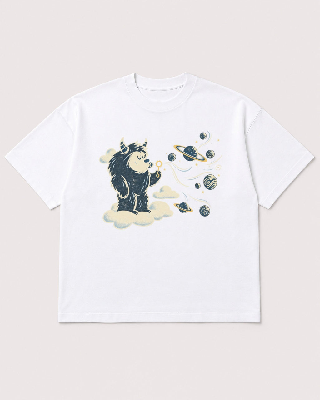 Mockup Boxy Heavyweight Tee White product