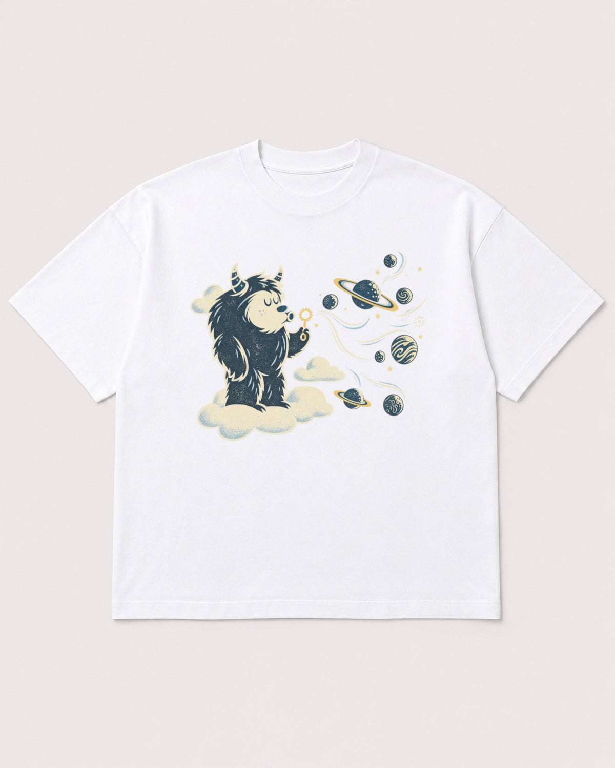 Mockup Boxy Heavyweight Tee White product