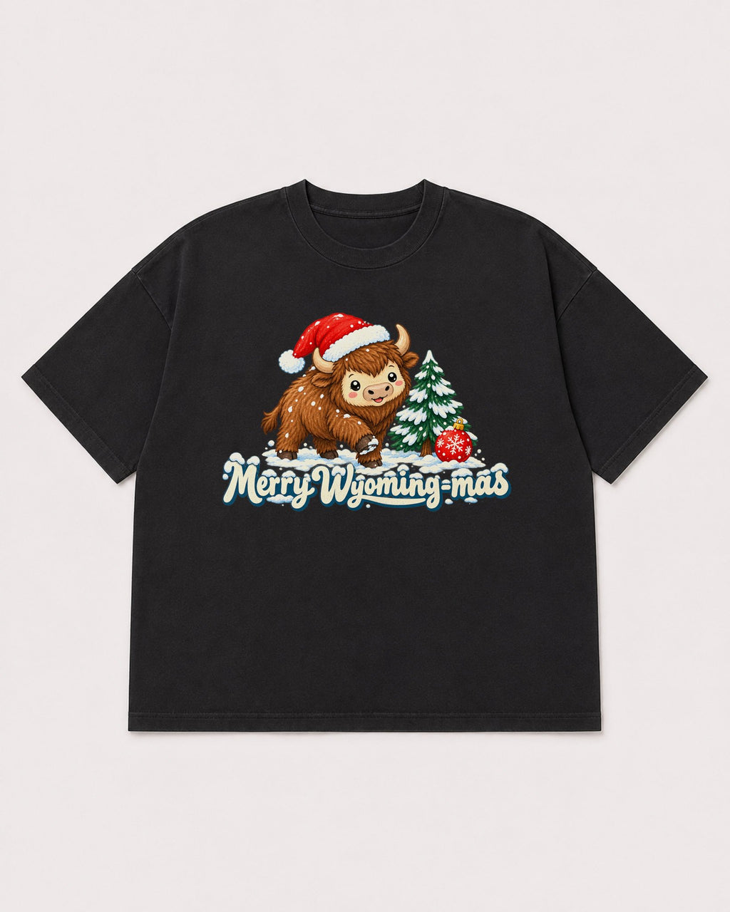 Mockup Boxy Heavyweight Tee Black product