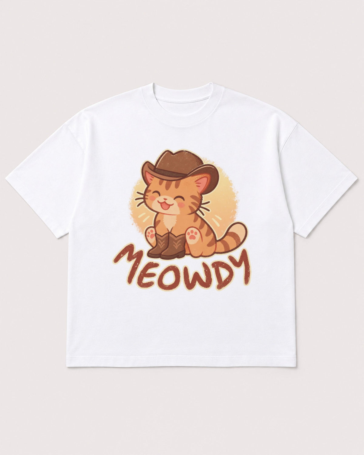 Mockup Boxy Heavyweight Tee White product