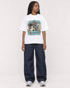 Mockup Boxy Heavyweight Tee White female full-body 04