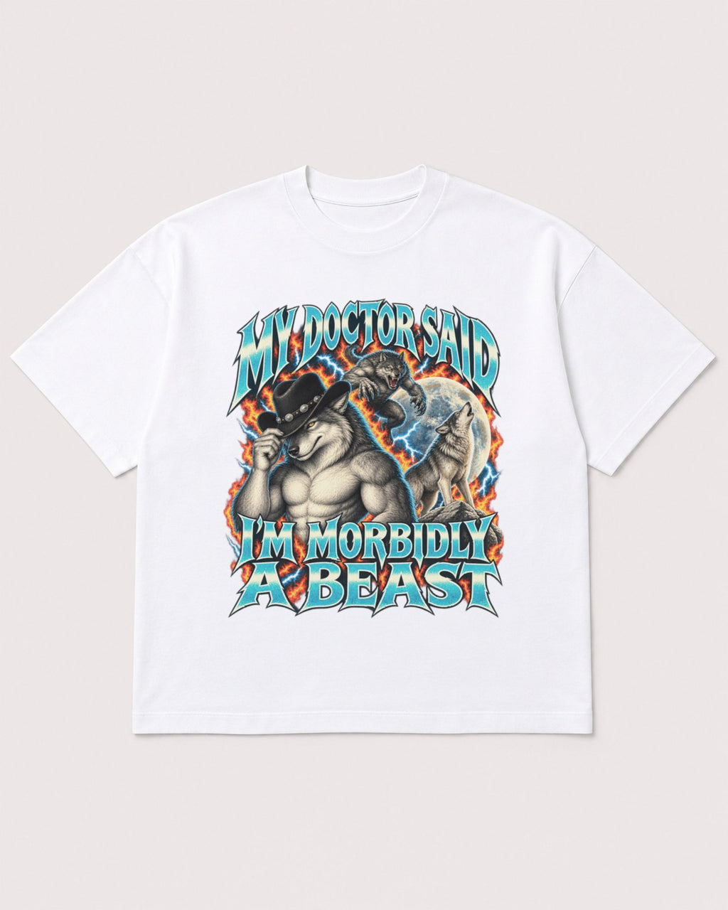 Mockup Boxy Heavyweight Tee White product