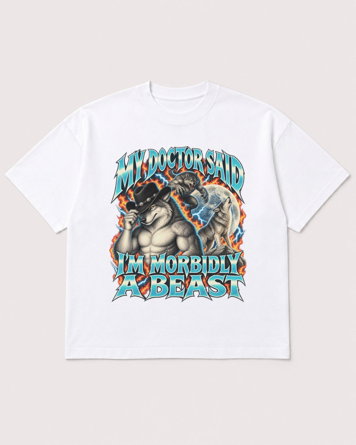 Mockup Boxy Heavyweight Tee White product