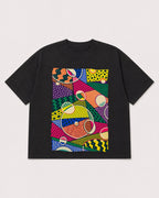 Mockup Boxy Heavyweight Tee Black product