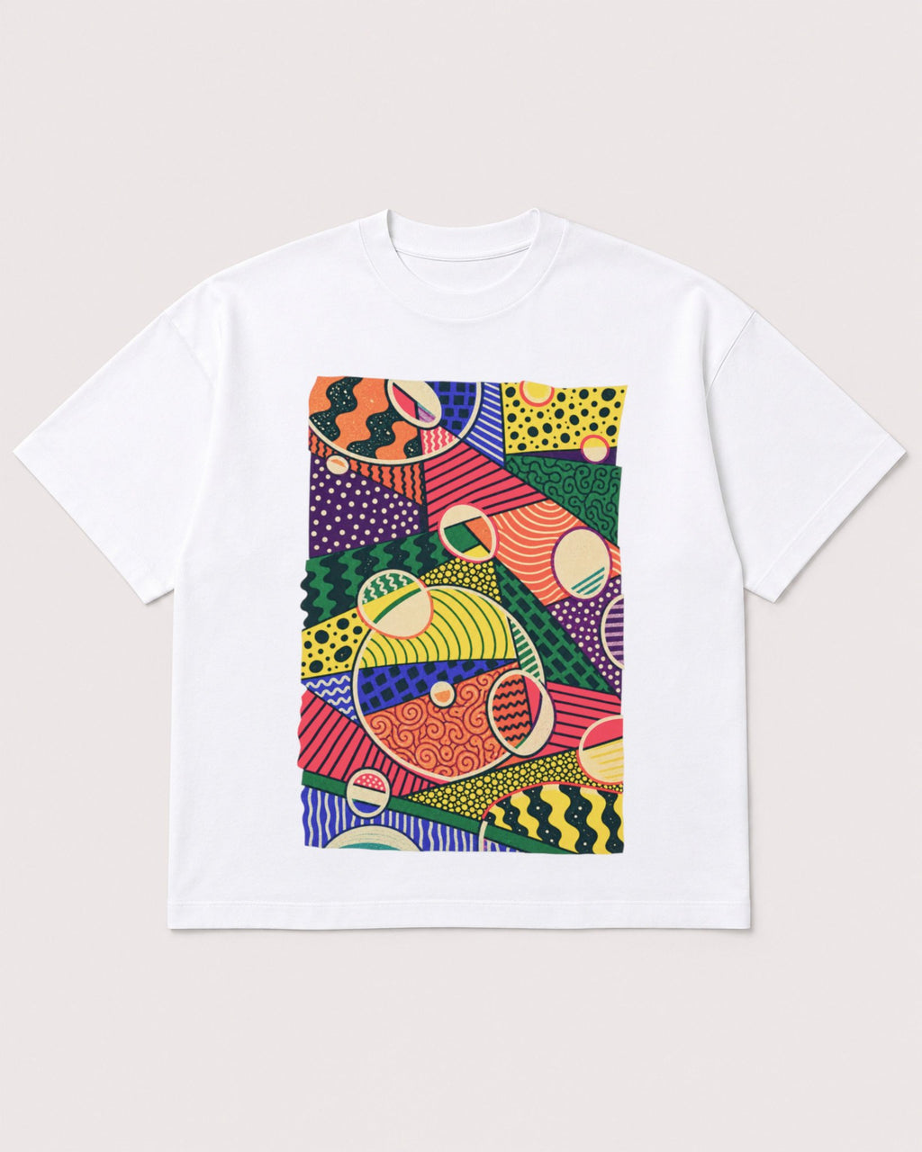 Mockup Boxy Heavyweight Tee White product