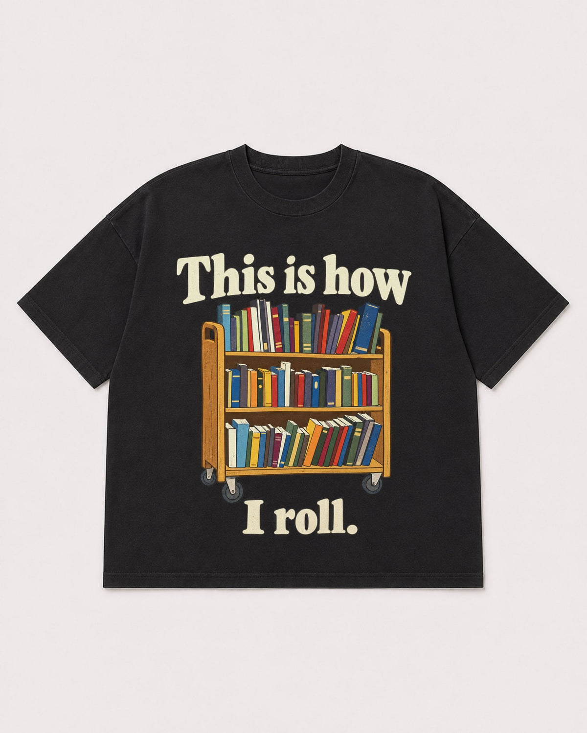 Mockup Boxy Heavyweight Tee Black product