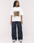 Mockup Boxy Heavyweight Tee White female full-body 04