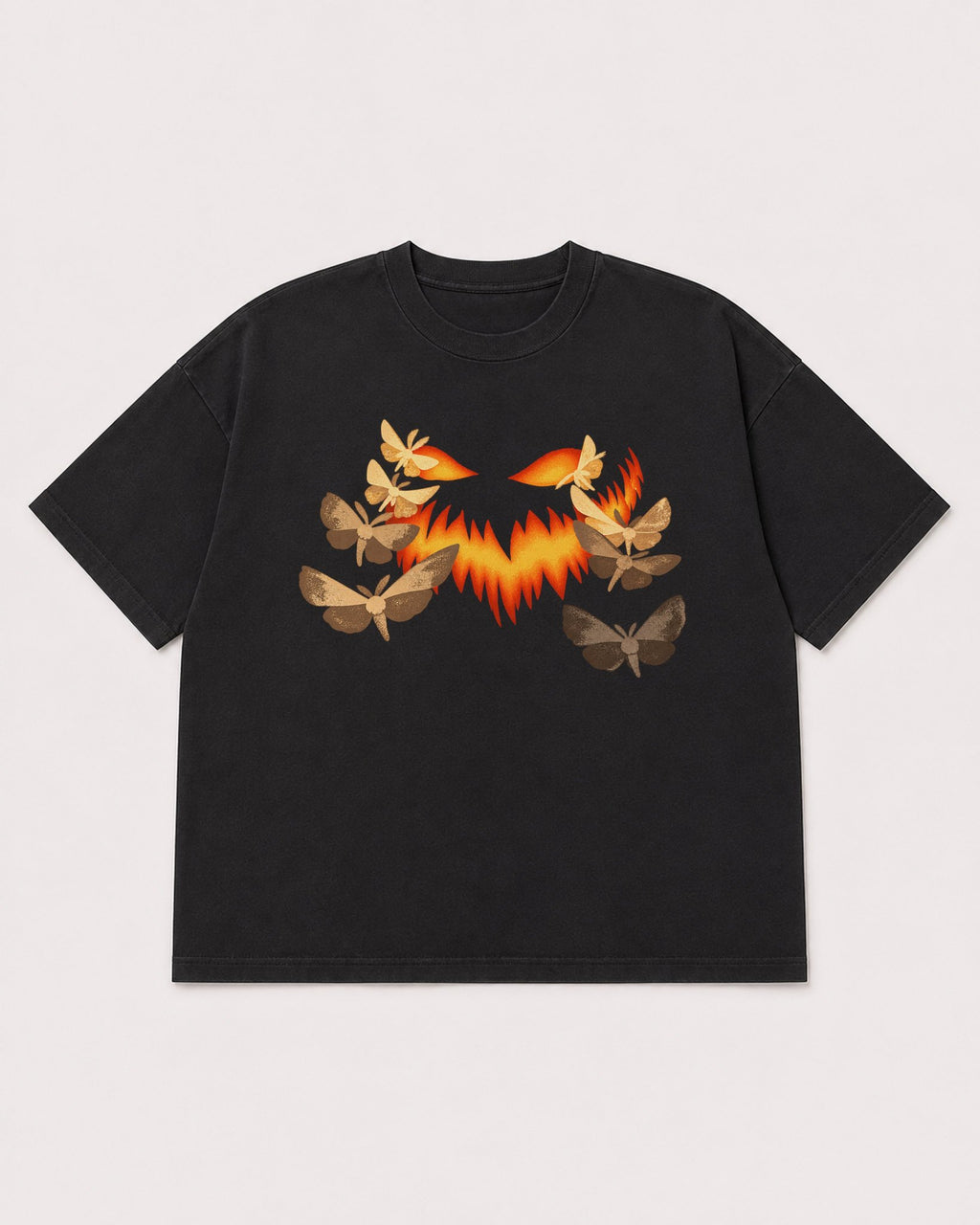 Mockup Boxy Heavyweight Tee Black product