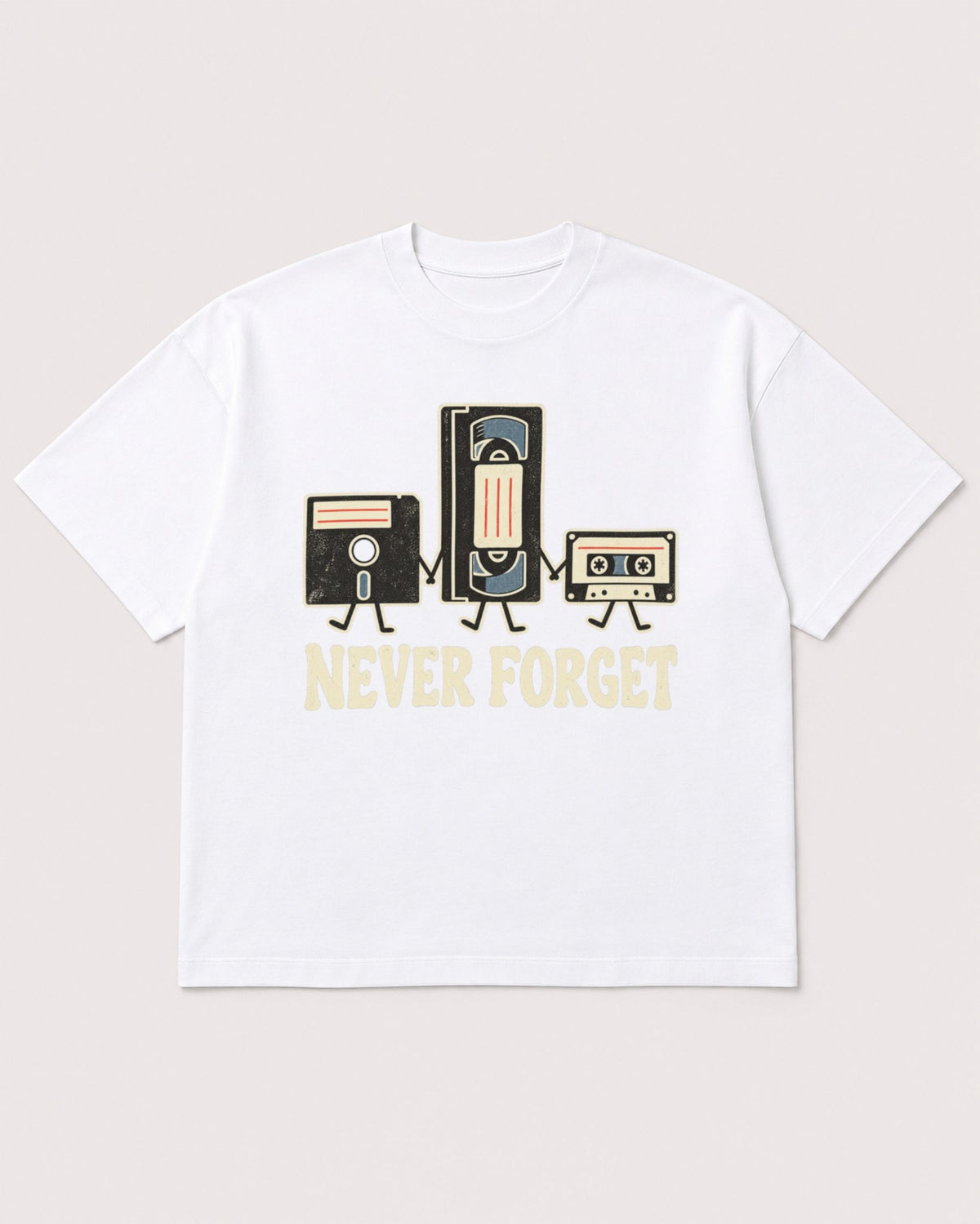 Mockup Boxy Heavyweight Tee White product