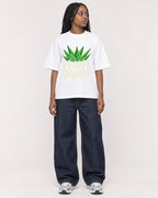 Mockup Boxy Heavyweight Tee White female full-body 04