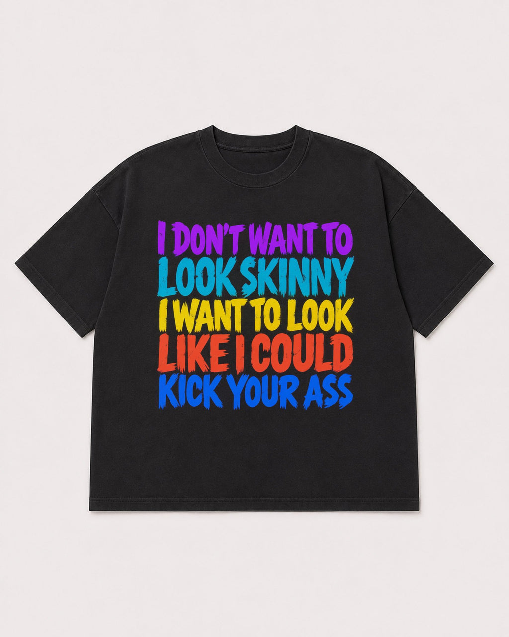 Mockup Boxy Heavyweight Tee Black product