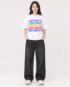 Mockup Boxy Heavyweight Tee White female full-body 03