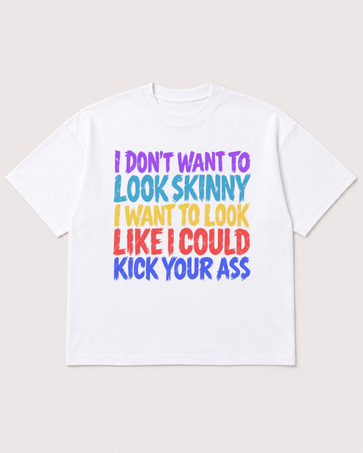 Mockup Boxy Heavyweight Tee White product