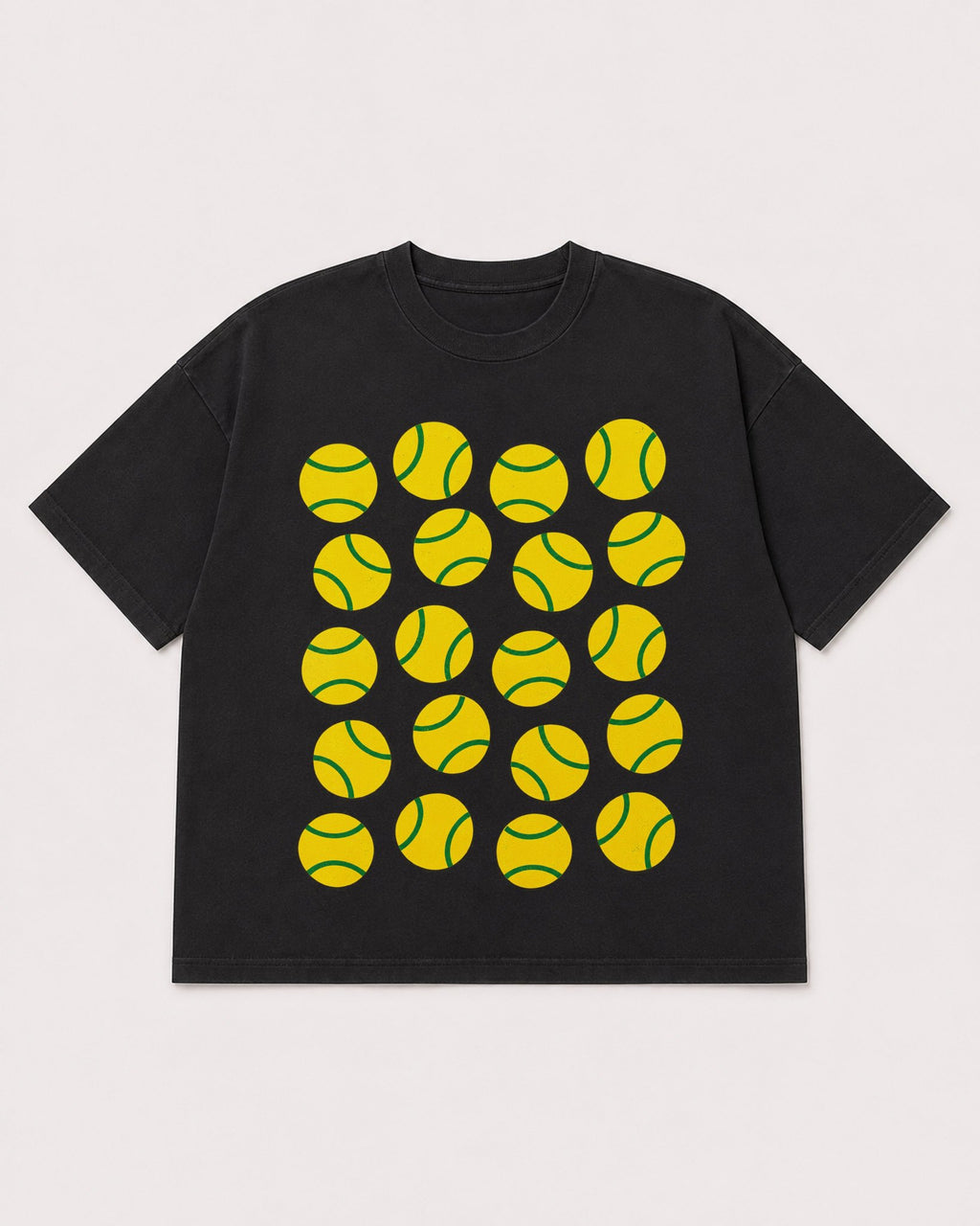 Mockup Boxy Heavyweight Tee Black product
