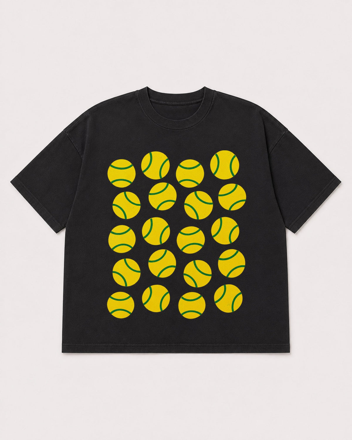 Mockup Boxy Heavyweight Tee Black product