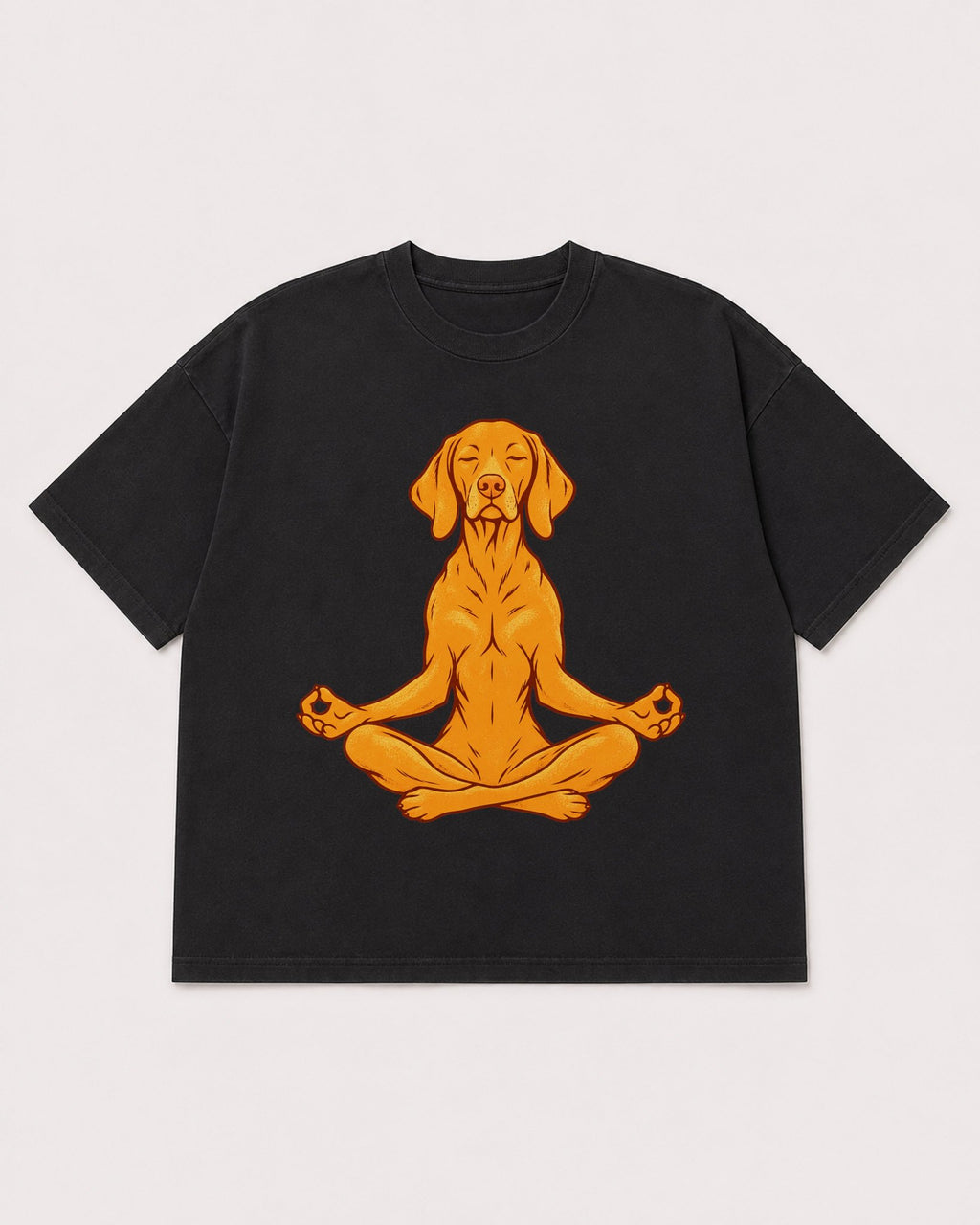 Mockup Boxy Heavyweight Tee Black product