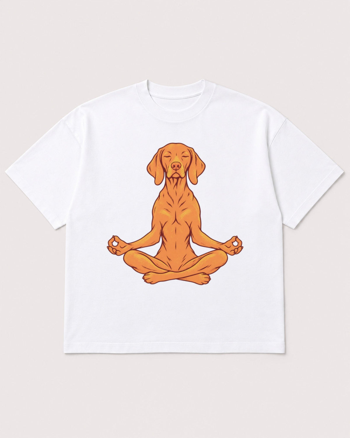 Mockup Boxy Heavyweight Tee White product