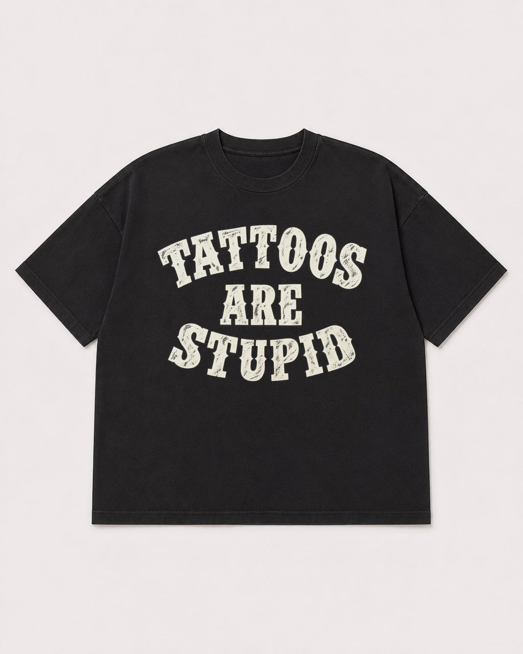 Mockup Boxy Heavyweight Tee Black product
