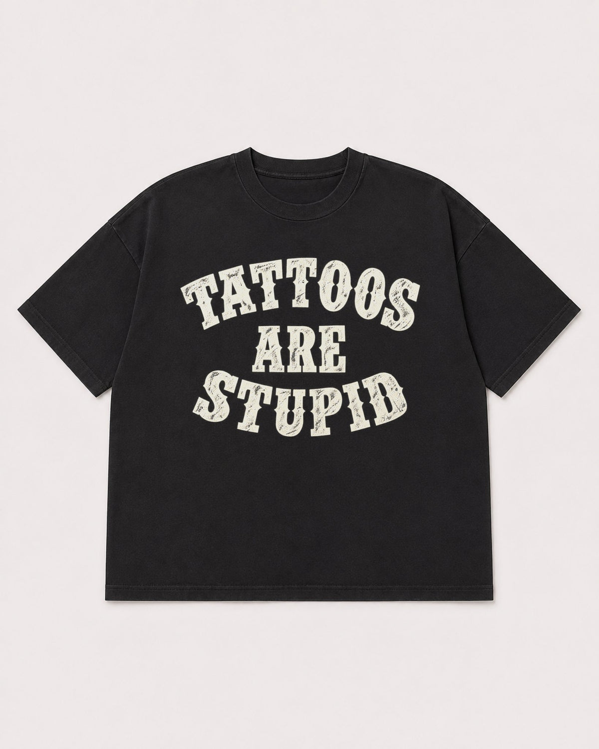 Mockup Boxy Heavyweight Tee Black product